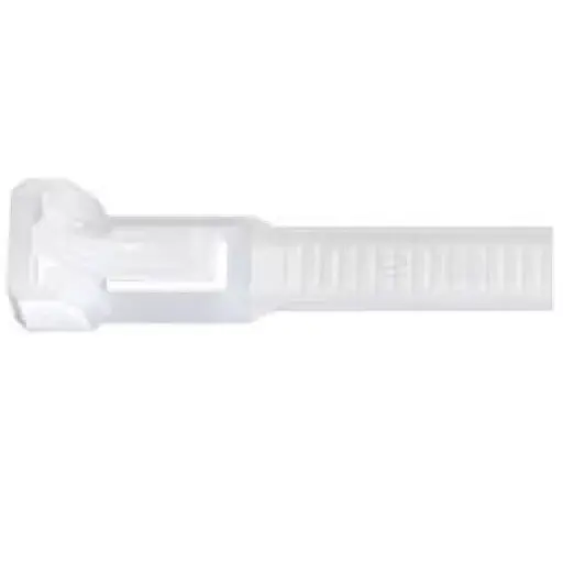 [17.B.0200.075.RS] ELEMATIC-ELFIX - CABLE TIE BLACK RELEASABLE
