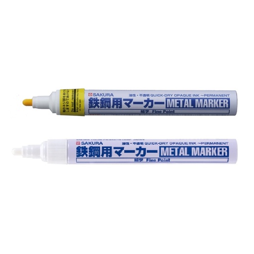 [17.METALMARK.F.YEL] SAKURA - MARKEERSTIFT METAL MARKER FINE