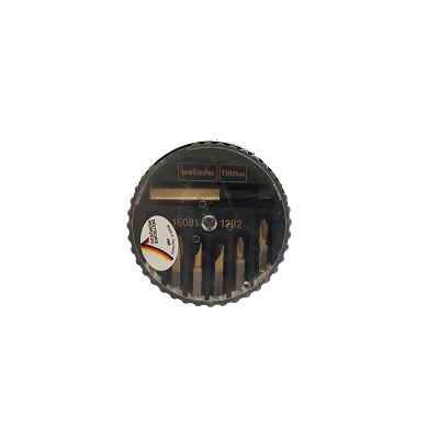[86.2160811.1292.ZRN] WEKADOR - JEU D'EMBOUTS ROND NOIR ZIRCONIUM - C6,3