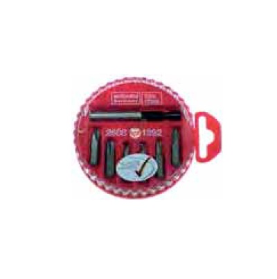 [86.003952] WEKADOR - SET BITS ROND BLAUW TITANIUM - C6,3