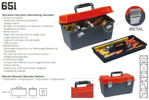 [630.TB.651.PLANO] PROMEGA - WORKING KIT GREY/RED