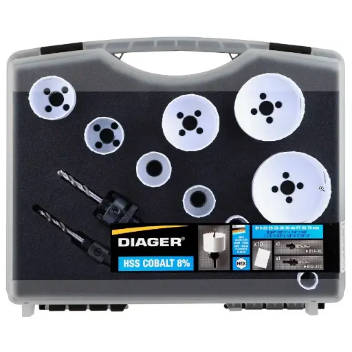 [11.SET.655C] DIAGER - MAINTENANCE KIT HOLE SAWS