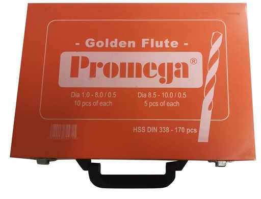[18.COFFER.1.10.GF] PROMEGA EVOLUTION - CASE WITH GROUND DRILL BITS