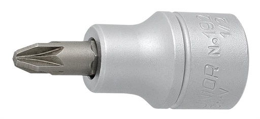 [13.192.2PZ.PZ4] UNIOR - DOUILLE TOURNEVIS 1/2" POZIDRIVE