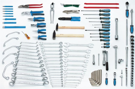 [13.1000.D] UNIOR - COMPOSITION D'OUTILLAGE 148PCS