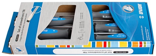 [35.607.TBI.CS5] UNIOR - SET SCHROEVENDRAAIERS TBI PLAT-PHILIPS