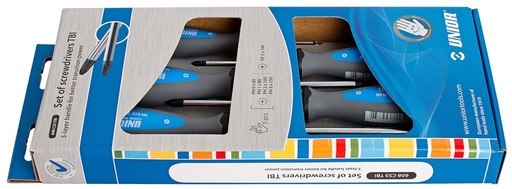 [35.608.TBI.CS5] UNIOR - JEU DE TOURNEVIS TBI PHILIPS-POZIDRIVE
