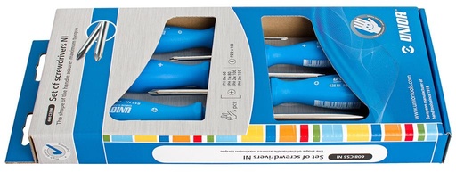 [35.608.CS5NI.5] UNIOR - JEU DE TOURNEVIS NI PHILIPS-POZIDRIVE