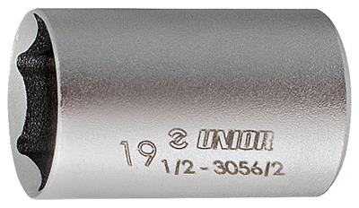 [13.MOTO.3056.2.3.4] UNIOR MOTO - SOCKET 1/2" WITH THIN WALL, 6 POINT