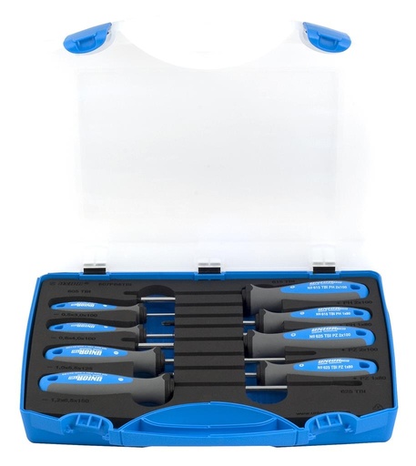 [35.607.TBI.PB8] UNIOR - JEU DE TOURNEVIS TBI PLAT-PHILIPS-POZIDRIVE