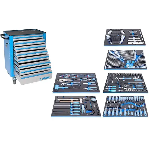 [13.1011.DEV6] UNIOR - TOOL SETWITH TOOL CARRIAGE 940EV6