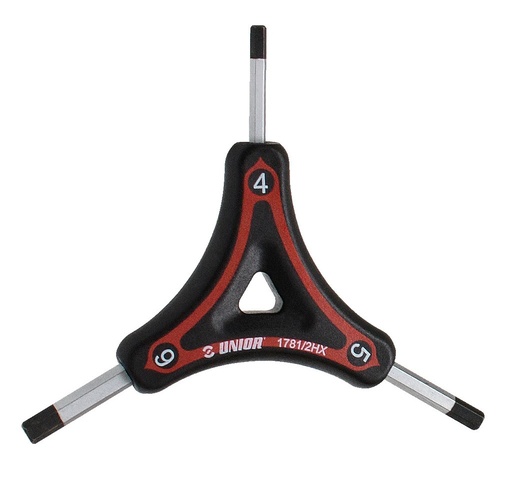 [13.BIKE.1781.2HX23.R] UNIOR BIKE - CLE DE 6 PANS MALE
