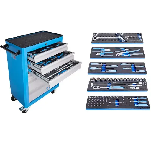 [13.1011.GECO] UNIOR - TOOL SET WITH TOOL CARRIAGE 940ECO