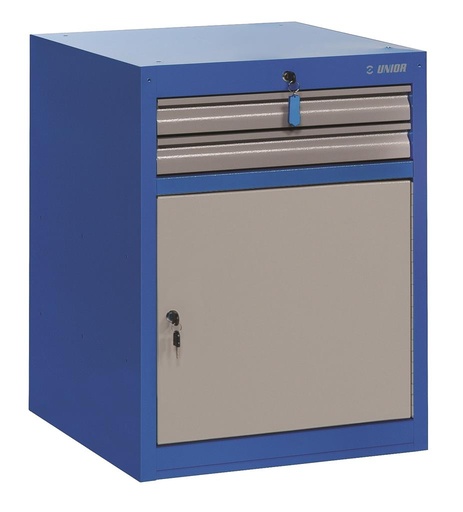 [13.990.WDD2] UNIOR - WIDE DRAWER CABINET - 2 DRAWERS AND DOOR