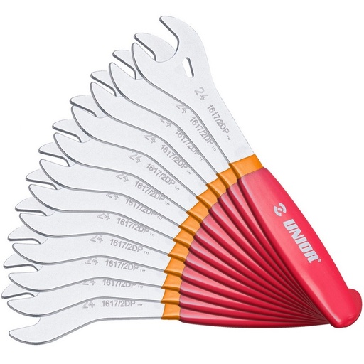 [13.BIKE.1617.2DPCB.R] UNIOR BIKE - SET CONUSSLEUTEL ENKELZIJDIG