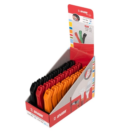 [13.BIKE.1657.ST.R] UNIOR BIKE - SET OF TIRE LEVERS IN A BOX, 27 PAIRS