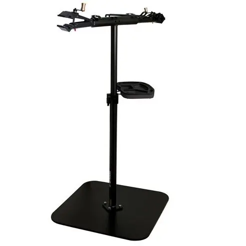 [13.BIKE.1693.CQ] UNIOR BIKE - STAND DE REPARATION A DOUBLE MACHOIRES AVEC PLAQUE