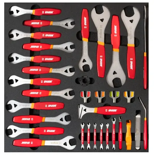 [13.BIKE.2600ACSET3.R] UNIOR BIKE - CLÉS SOS, CLÉS À RAYONS, DÉMONTE-PNEUS