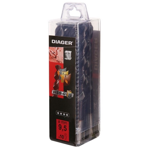 [11.703.0100] DIAGER - BOOR MET MEERVOUDIGE COATING