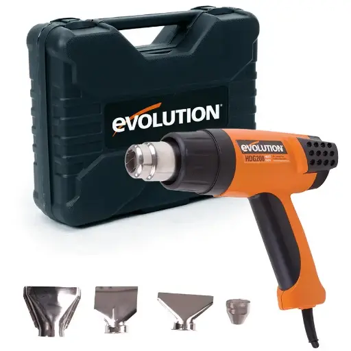 [614.EVOLU.HDG200] EVOLUTION POWER TOOLS - HOT AIR GUN HDG200