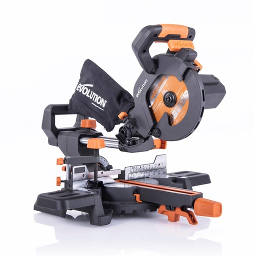 [614.EVOLU.R185SMS+] EVOLUTION POWER TOOLS - MITRE SAW R185SMS+ INCLUDING MULTIMATERIAL SAWBLADE