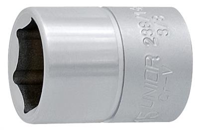 [13.238.16P.3.8.08] UNIOR - DOP 3/8" - 6-KANT - KORT