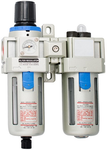 [13.1502] UNIOR - PNEUMATIC FILTER REGULATOR AND LUBRICATOR 1/2"