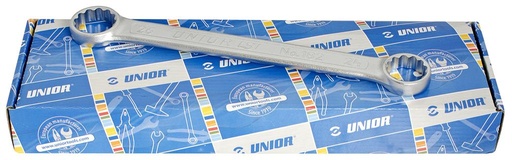 [13.182.2.ACB.6.32] UNIOR - SET OF FLAT RING WRENCHES IN CARTON BOX
