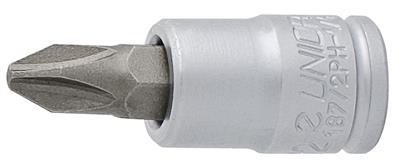 [13.187.2.PH2] UNIOR - CROSSTIP SCREWDRIVER SOCKET 1/4"