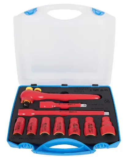 [13.190.VDE6P.10] UNIOR - SET DOPPEN 1/2" VDE
