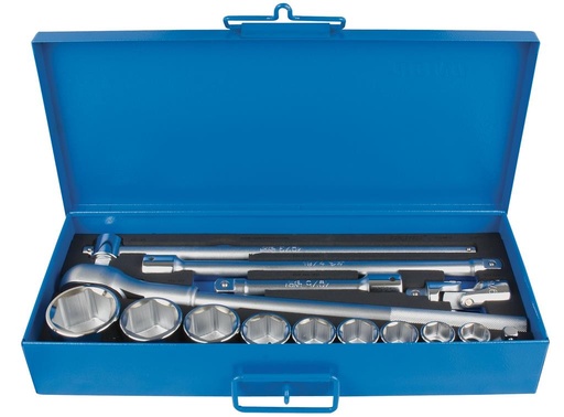 [13.197.MB4.22.55.15] UNIOR - SOCKET SET 3/4" IN METAL BOX