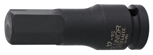 [13.231.4AHX.080] UNIOR - DOUILLE TOURNEVIS A CHOC 1/2" HEX