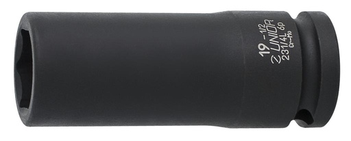 [13.231.4L6P.1.2.3.8] UNIOR - SLAGDOP 1/2" - 6-KANT - LANG