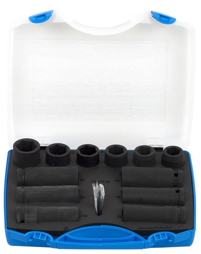 [13.231.4PB3.17.24.12] UNIOR - SET SLAGDOPPEN 1/2"