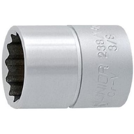 [13.238.112P.1.2] UNIOR - DOP 3/8" - 12-KANT - KORT