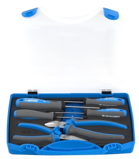 [13.401.PB6] UNIOR - SET OF PLIERS + SCREWDRIVERS