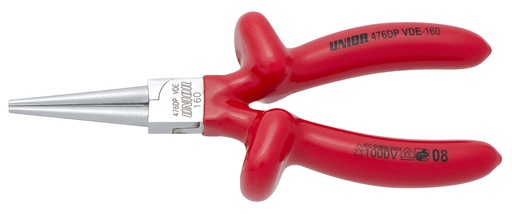 [13.476.1VDEDP.160] UNIOR - LONG ROUND NOSE PLIERS