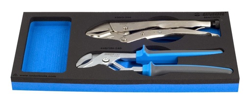 [13.964.7.SOS] UNIOR - SET OF BI AND GRIP PLIERS IN SOS TOOL TRAY