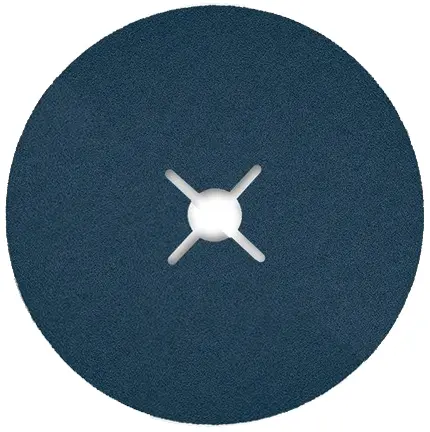 [656SAITDISC.D.Z.125.Z060] SAIT - FIBER DISC STEEL SAITDISC-D ZIRCONIUM GRAIN AND ARBOR HOLE WITH SLOT