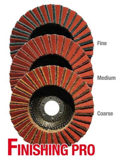 [09.L.FP.125.MEDIUM] GLOBE - FLAP DISC FINISHING PRO