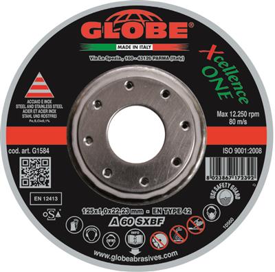 [09.XONE.125.10.M.I] GLOBE - CUTTING DISC EXCELLENCE ONE