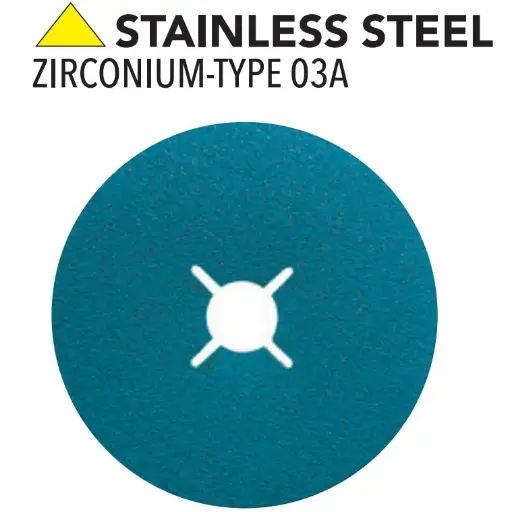 [09.FIB.ZIR.125.Z.080] GLOBE - FIBERDISC ZIRCONIUM