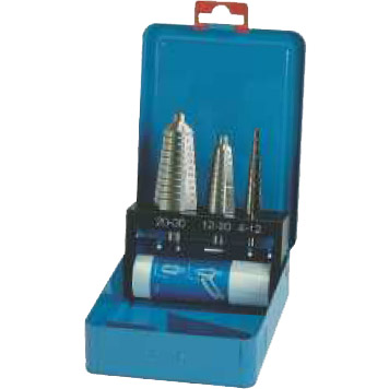 [72.221.200.MET] PROMEGA PLUS - SET STEP DRILL HSS WITH SCALE - 1 MM