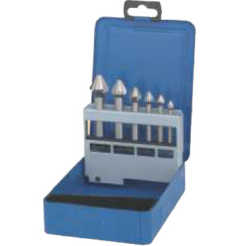 [72.323.004] PROMEGA PLUS - SET KEGELVERZINKER CILINDRISCH HSS DIN 334 60° - C