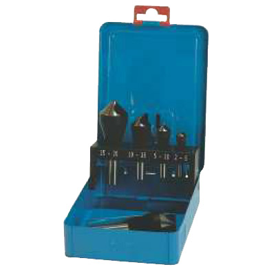 [72.329.001] PROMEGA PLUS - SET KEGELVERZINKER MET GAATJE CILINDRISCH HSS 90°