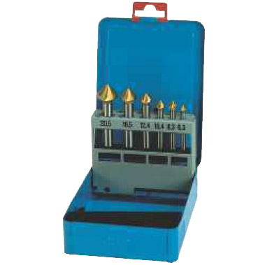 [72.331.003.TIN] PROMEGA PLUS - SET COUNTERSINK CYLINDRICAL HSSTIN 90° - C