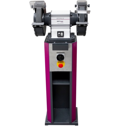 [1002.GU.20.NS.230] OPTIGRIND - DUBBELE SLIJPMOLEN MET NOODSTOP 230V