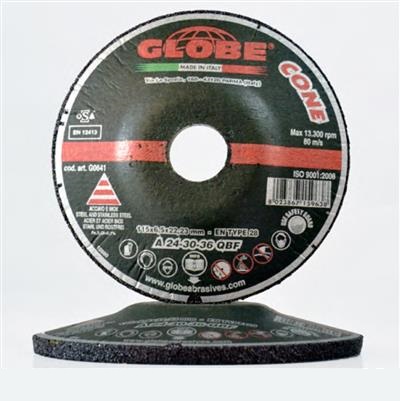 [09.A30.125.25.RB] GLOBE - DISQUE A EBARBER POUR METAL