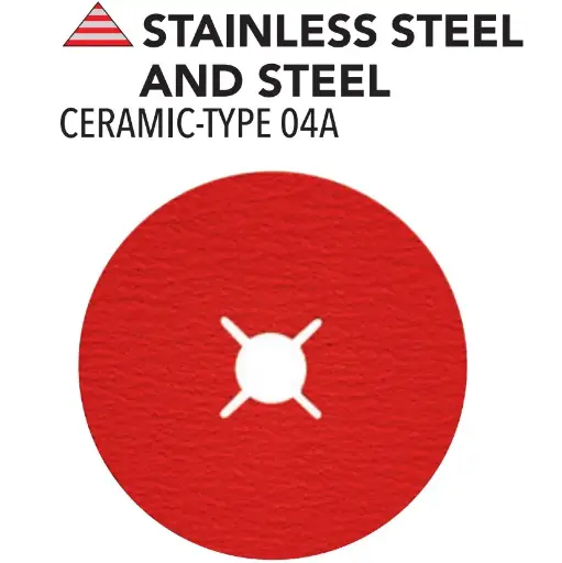 [303.BORA9.125.C.080] GLOBE - DISQUE A FIBRE CERAMIQUE