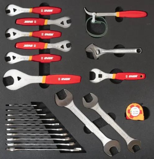 [13.BIKE.2600.D.SET2.R.N] UNIOR BIKE - SOS SET CONUS-, PLATTE SLEUTELS